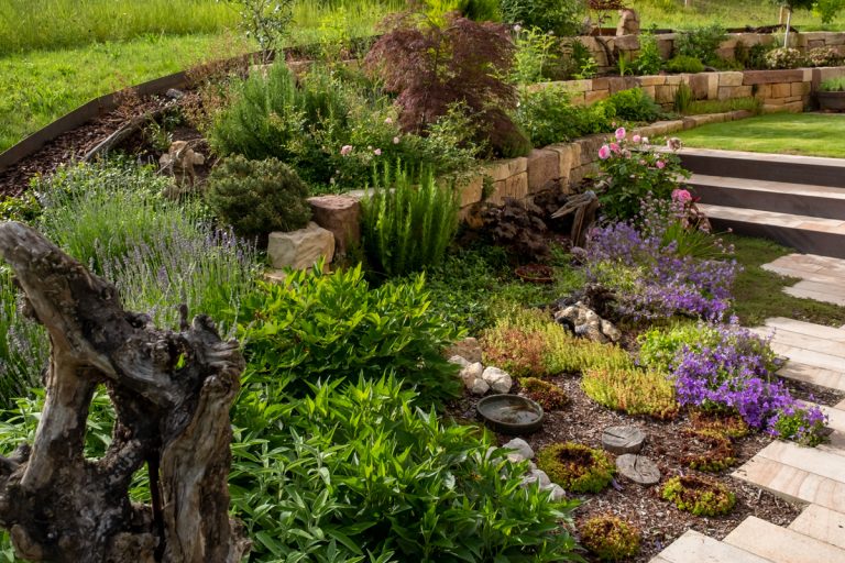 Gestaltung Hügel Gartenbau und Gartencenter